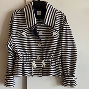Cabi NWOT navy stripe jacket